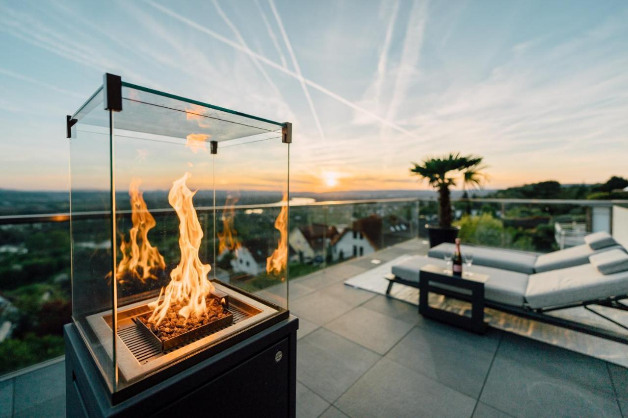 Traumblick Trifft Luxus! Daire Weitersburg Dış mekan fotoğraf
